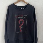 Junk Food You Have To Take a Chance Monopoly Graphic Sweatshirt Crewneck Large Photo 0