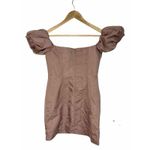 NBD  Mini Dress off Shoulder Puff Sleeves Pink Size‎ Small Photo 5
