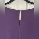 Eliza J Women's Balloon Sleeve Ruffle Cold Shoulder Purple Dress Size 16 Photo 9