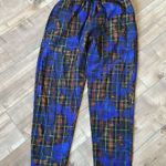 ASOS Reclaimed Vintage Unisex Plaid Checkered Shirt Pants Set Sz S Blue Photo 2