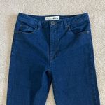 Topshop Moto Jamie Dark Wash Blue Flared Legs Mid Rise Jeans Retro Size W26 L36 Photo 2