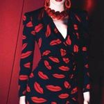 Saint Laurent nwot  heart print dress Photo 3