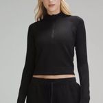 Lululemon Rest Less Cropped Half-Zip Photo 0