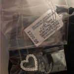 Sterling Silver Genuine Diamond Heart 18" Pendant Necklace 1/10 ct. t.w. in NWT Photo 0