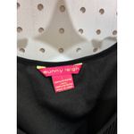 Sunny Leigh Black Pleated Asymmetrical Hem Tank Top Women Size L Photo 3