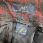 Brooks Brothers 346  Women's Vintage Red Plaid Knee Skirt 100% Wool Size 12 Photo 5