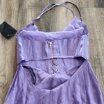 Retrofête Retrofete Larissa Dress in Dusty Lilac Purple Large Silk NWT Corset Semi Sheer Photo 7