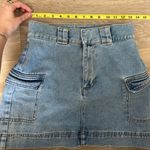 PacSun  Light Blue Denim Jean skirt Photo 3