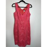 Tocca Pink Embroidered V Dress Size 8 Photo 5