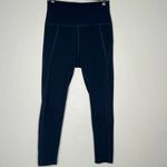 Girlfriend Collective  Skyline Compressive High Rise Leggings Navy Small #4008 Photo 2