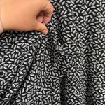 Ann Taylor  Navy Dark Blue, Gray & White Women's Pleated Top Plus Size XXL Photo 1