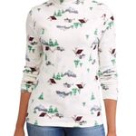 Time & Tru Winter Theme Turtleneck Top Photo 0