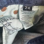 Aritzia  The Castings Edition High Rise Cropped Blue Denim Jeans Photo 7