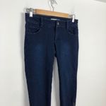 Alice + Olivia Skinny Zip Ankle Dark Wash Jeans 0 Photo 5