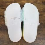 Top Moda  Size 11 Fuzzy Top Open Toe Slides Photo 3