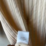 Ronny Kobo Dress Fringe Cut Out Long‎ Sleeve Knit Midi Dress Ivory Sz S Photo 12