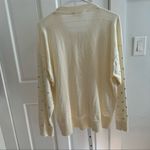 Michael Kors Michael  Studded Sleeve Sweater – Bone White – Size L - NWT Photo 1