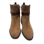 Nine West  Women's Hoken Ankle Boot size 7.5 Suede With Zipper Photo 1