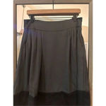 Attention Vintage Gray and Black Satin Chiffon Skirt Small Photo 1
