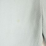 J. McLaughlin J. McLauglin Jacquard Button Ankle Pants Size 8 Light Blue Side Zip Cotton Photo 4