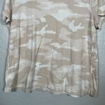 Athleta Women Plus Size 1X Sea Salt White Camo Organic Daily Crew Neck Shirt Photo 4