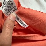 Life is Good cool tee v neck “tropic like it’s hot” sun coral and yellow tee L Photo 9