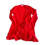 Princess Polly  Agnetha Red Mini Wrap Dress | US 4 Photo 1
