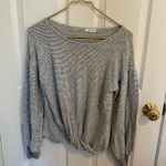 Eyeshadow Small striped earrings shadow crewneck sweater Photo 3
