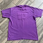 Anvil Vintage  Purple Tweety Bird Single Stitch Embroidered Graphic Tee Size XL Photo 3