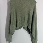 Chelsea and Violet Fuzzy Knit Cardigan Button Down Olive‎ Green Soft Comfy Sweater Photo 5