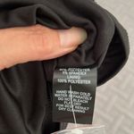 NWT Lulus Soul Connection Black Satin Long Sleeve Mini Shift Dress size XS Photo 4