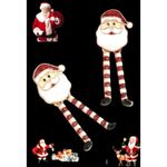 Santa Claus Earrings Dangling Wiggly Legs Christmas New Posts Whimsical … Red Photo 5