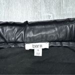 Bar III Black Leather Skirt XL Photo 2