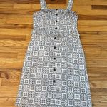 Ann Taylor Cute and Classic Tile Pattern Peplum Dress Sz 10 Photo 0