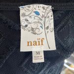 Naïf Anthropologie black Gauze Lace Dress women sz M Photo 5