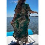Women's Kaftan Print Kimono Stylish Loungewear, Beach Cover Photo 2
