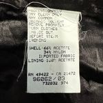 Scott McClintock Vintage Cardigan Womens Sml Black Velvet Open Front Long Sleeve Photo 5