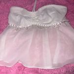 Edikted Pearl Halter Top White Size M Photo 0