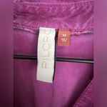 Anthropologie  Pilcro Raspberry Kimberly Maxi Dress long sleeve button front XS Photo 2