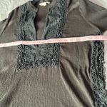 Lovestitch  Women’s The Eyelet Tunic    lightweight sheer blouse 100% cotton SZ M Photo 5