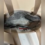 Harveys Seatbelt Handbag Tan Beige Woven Medium Tote Bag Purse Photo 2