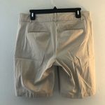 Ann Taylor Shorts Khaki (Cream-Tan) Boardwalk Bermuda Length Shorts Sz 8 EUC Photo 7