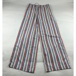 Old Navy TALL  Striped Linen Blend Wide Leg Lounge Pant MT Photo 5