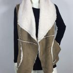 Caslon Reversible Faux Shearling Vest XS Photo 10