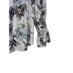 Veronica M  Womens Blouse‎ Off Shoulder Smocked Long Sleeve Cuffed Top Large NWT Photo 8