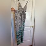 Mara Hoffman NWT  Swim Womens Size XS Drapey Cut-Out Strappy Maxi Dress Geometric Photo 3