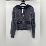 J.Crew  Marled sailor-collar cardigan M Photo 6