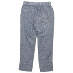 Van Heusen  Women’s Linen Blend Crop Pants Size 10 Blue – Mid Rise Straight Photo 2