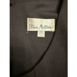 Olivia Matthews  Black Peplum Belted Sheath Dress Size 14W Photo 3