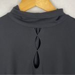 Eloquii NWT  Plus-Size Black Keyhole Dress With Scarf Photo 2